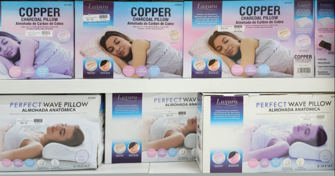 Lux Copper Charcoal Pillow