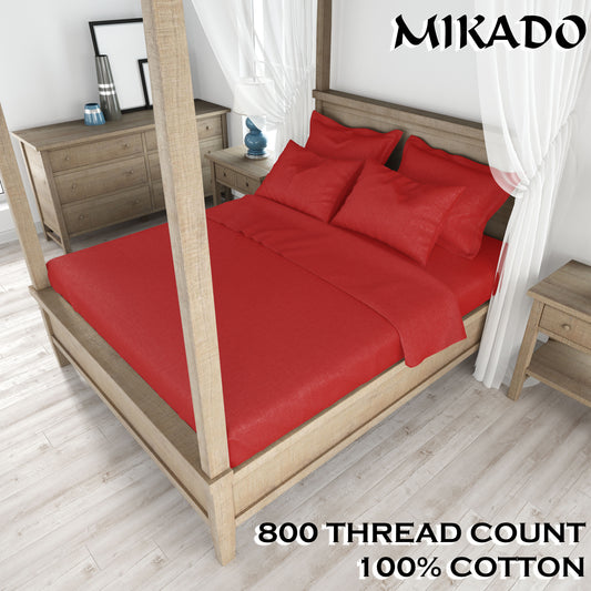 800 Thread Count 100% Cotton Bed Sheet Set