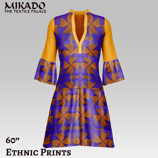 Ethnic Prints with Foil Decor (Afro-Caribbean 45")