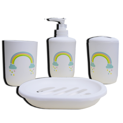 Plastic Bathroom Set