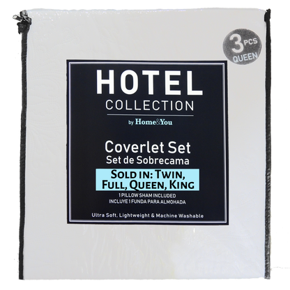 Coverlet Set: Hotel Collection