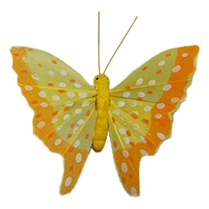 small butterfly pin yellow