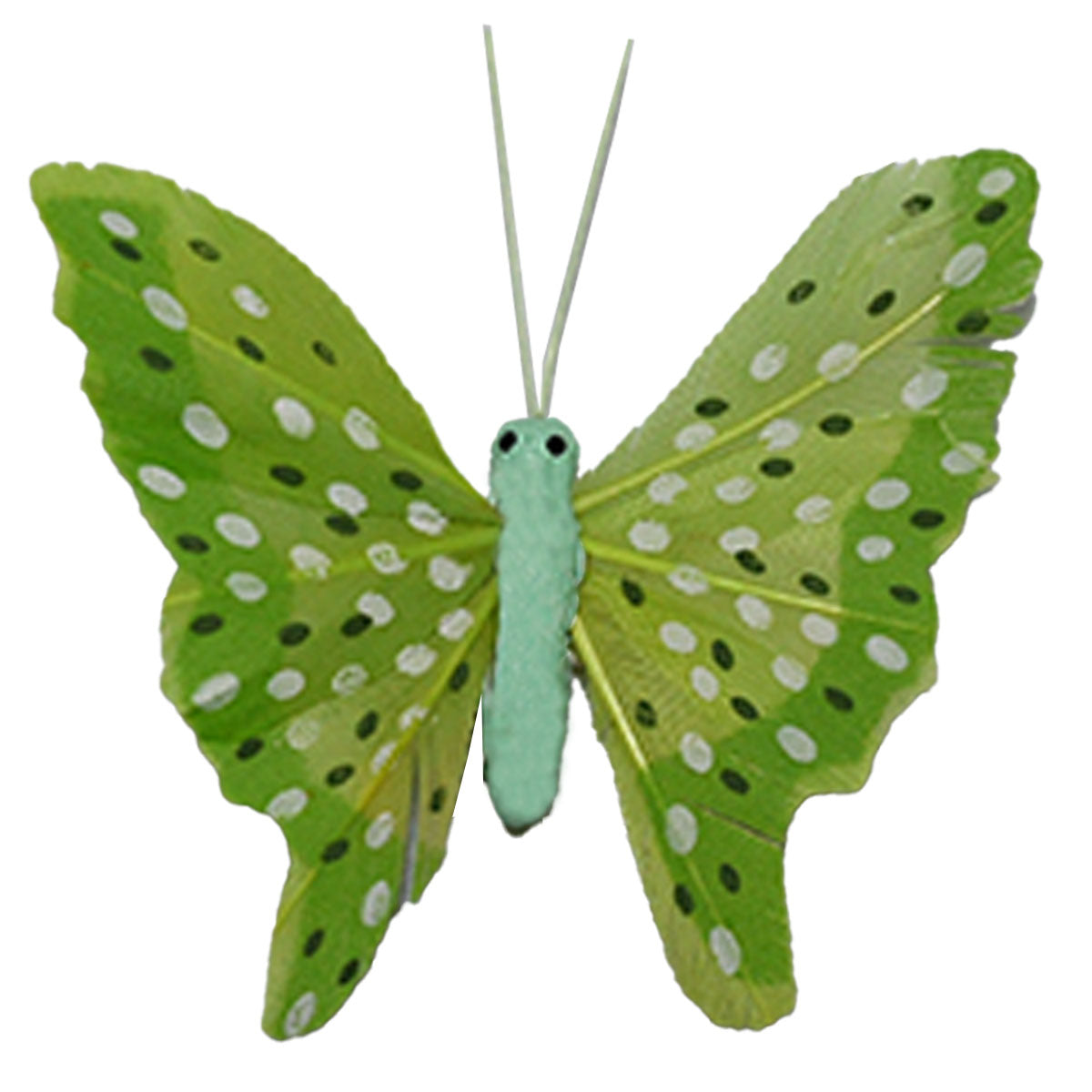 small butterfly pin green