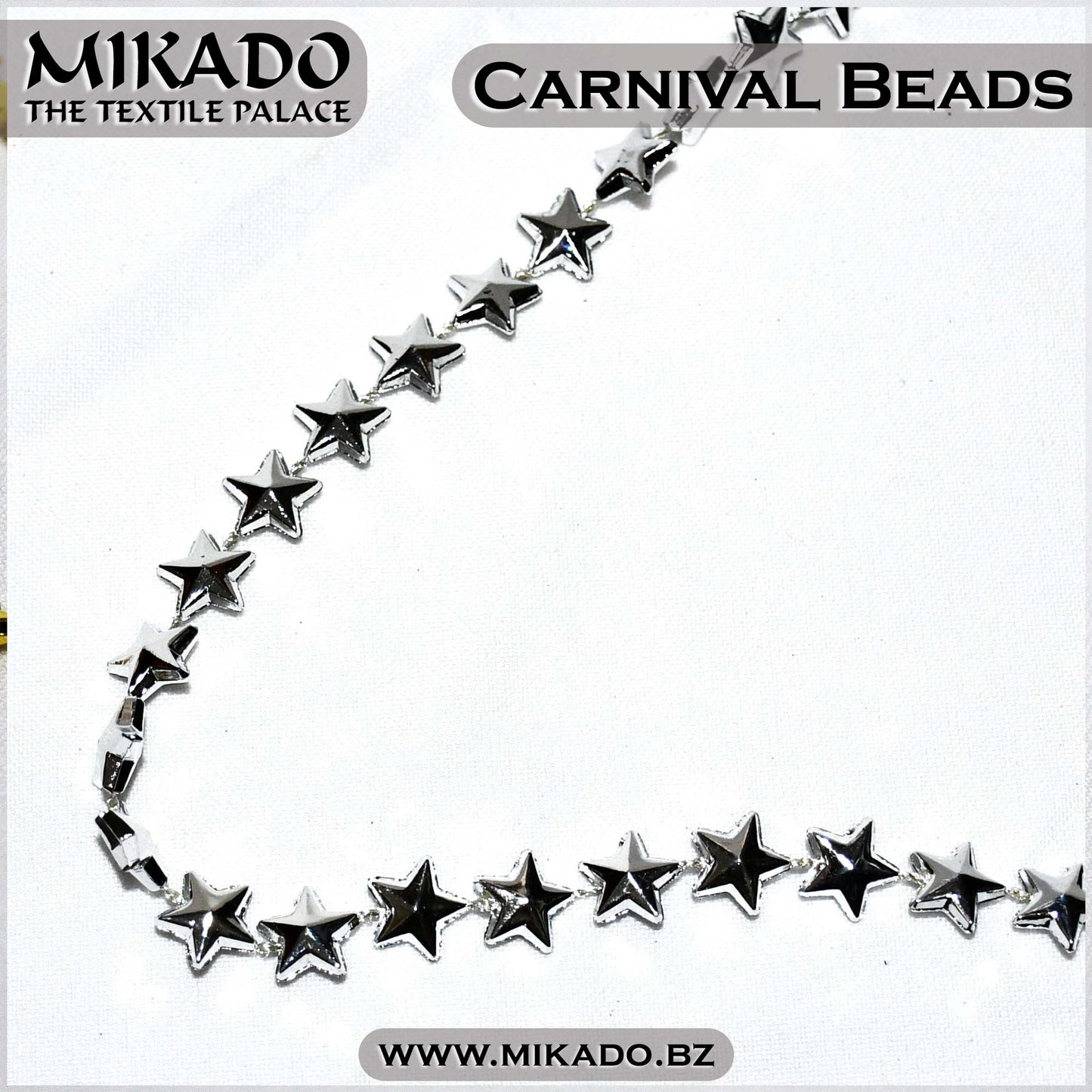 Carnival Bead Necklace - Stars