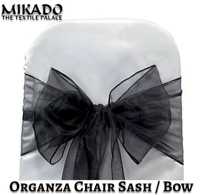 Organza Chair Bow / Sash (Reusable)