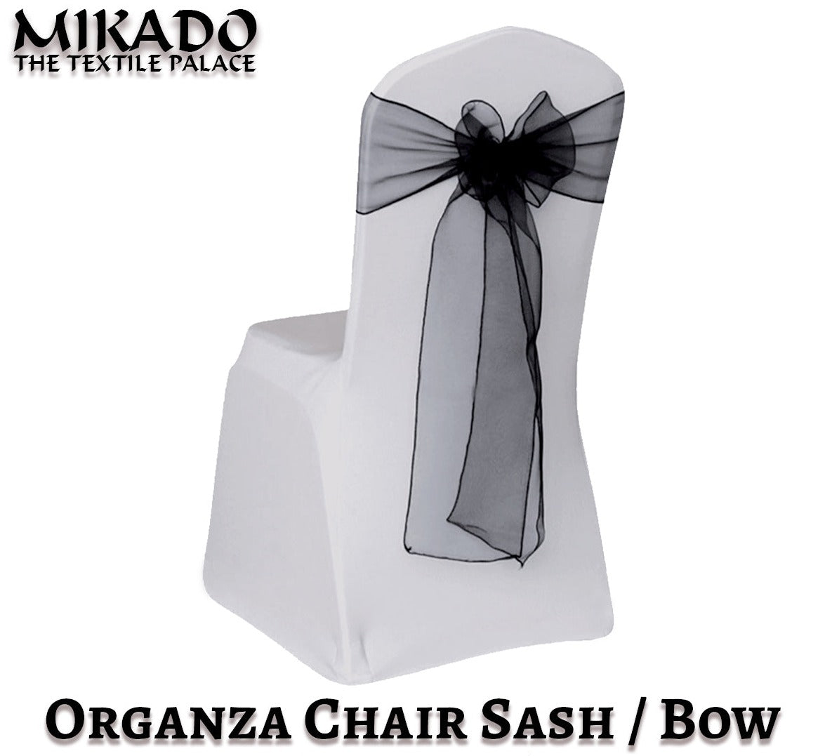 Organza Chair Bow / Sash (Reusable)