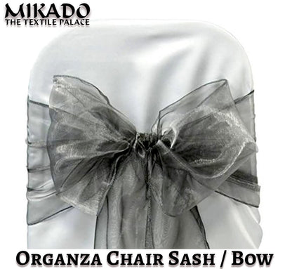 Organza Chair Bow / Sash (Reusable)