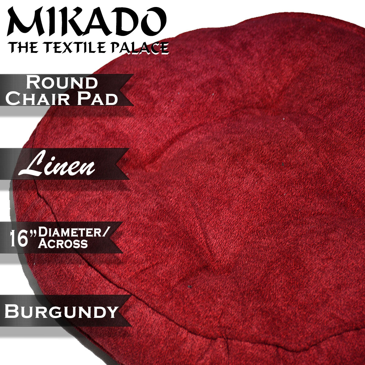 Chair Pad - Linen -Round