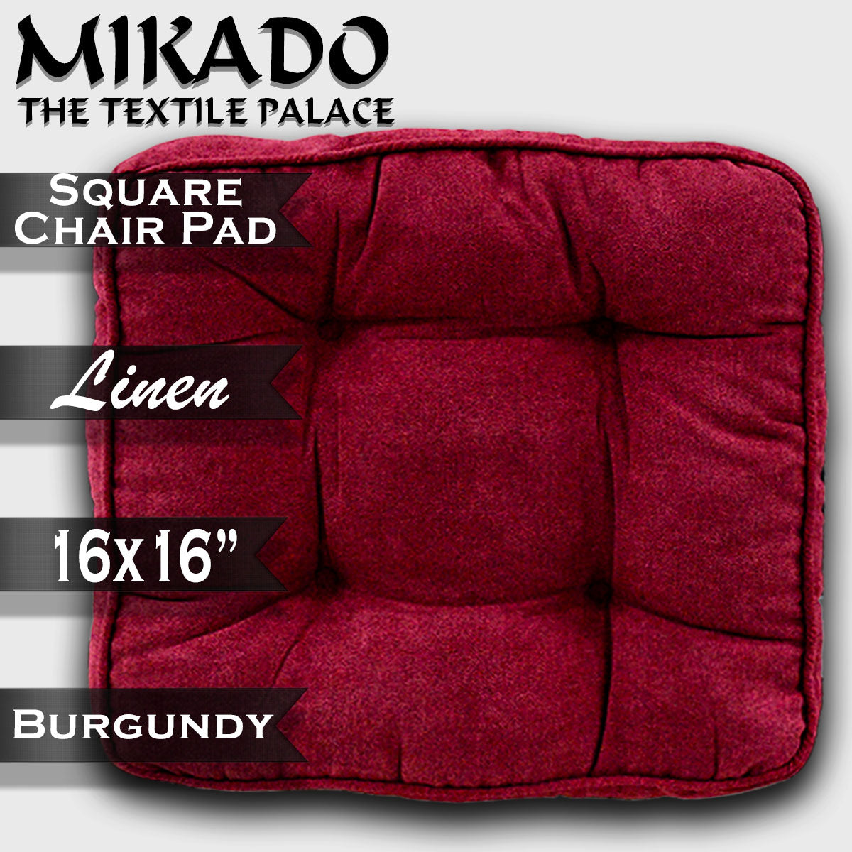 Chair Pad - Linen -Square