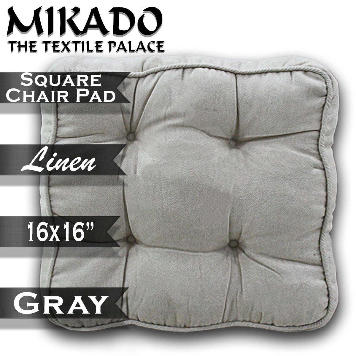 Chair Pad - Linen -Square