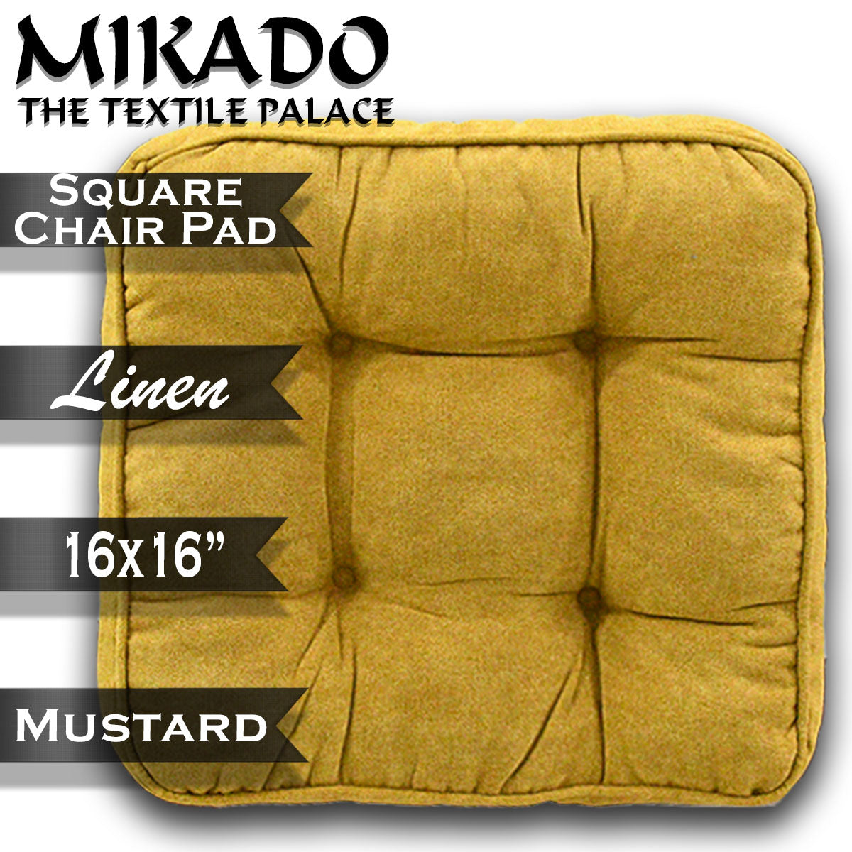 Chair Pad - Linen -Square