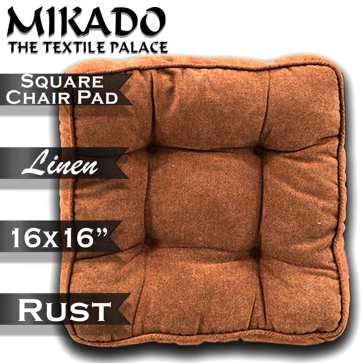 Chair Pad - Linen -Square