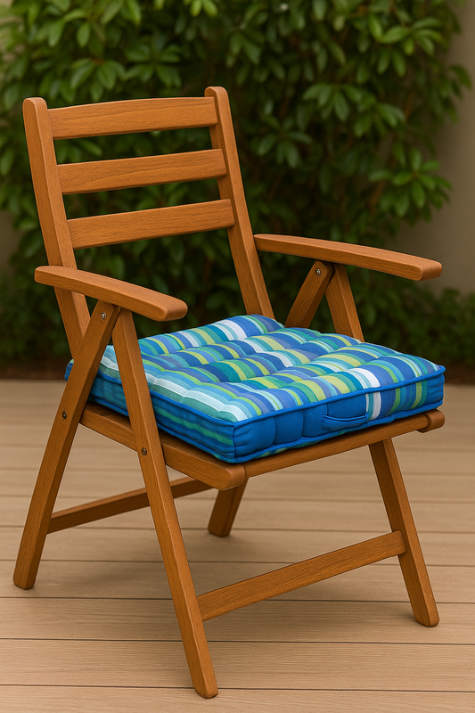 Chair Pad (Cushioned) - Striped