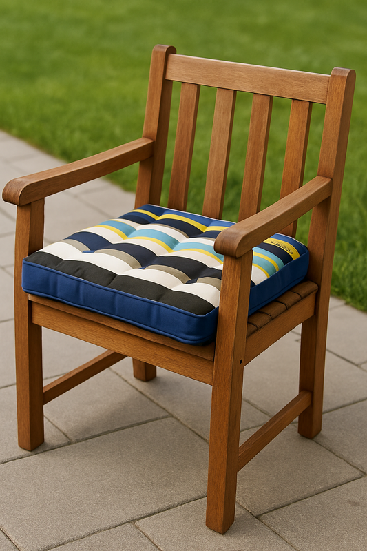 Chair Pad (Cushioned) - Striped