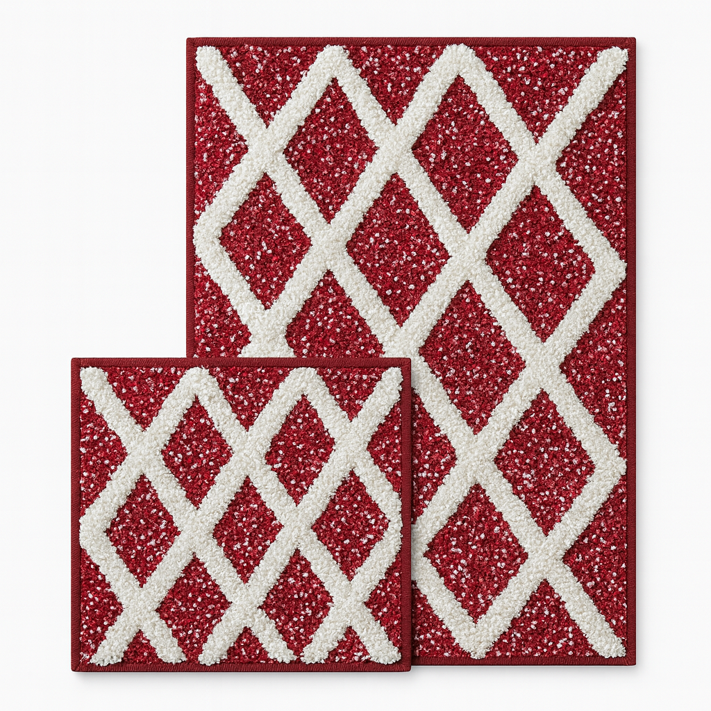 Diane Cotton Bathroom Rug Set | 2 pieces