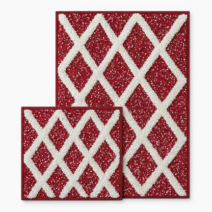 Diane Cotton Bathroom Rug Set | 2 pieces