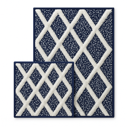 Diane Cotton Bathroom Rug Set | 2 pieces