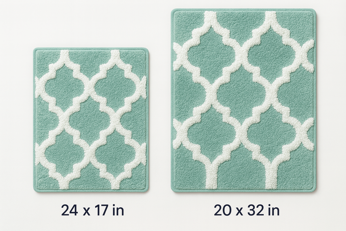 Freda Cotton Bathroom Rug Set | 2 pieces