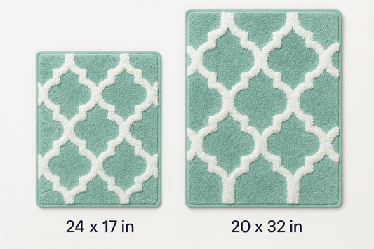 Freda Cotton Bathroom Rug Set | 2 pieces