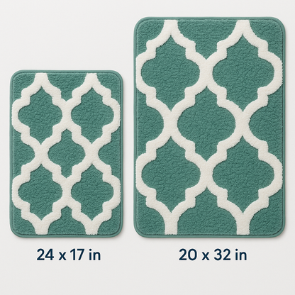 Freda Cotton Bathroom Rug Set | 2 pieces