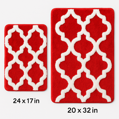 Freda Cotton Bathroom Rug Set | 2 pieces