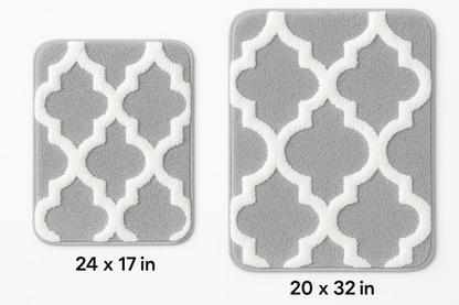 Freda Cotton Bathroom Rug Set | 2 pieces