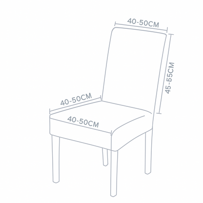 Geometric Stretch Chair Cover