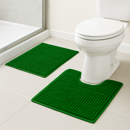 Chenille Bath Mat Set | 2 pieces