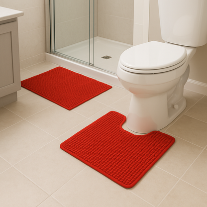 Chenille Bath Mat Set | 2 pieces