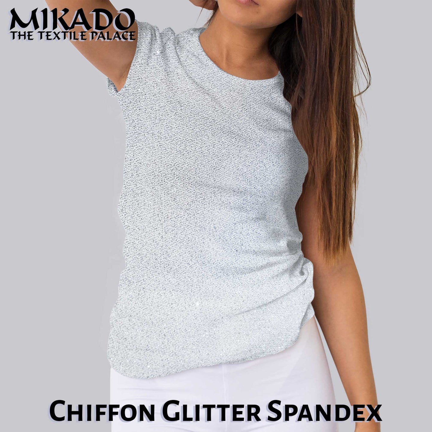 Chiffon Glitter Spandex