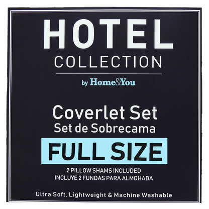Coverlet Set: Hotel Collection