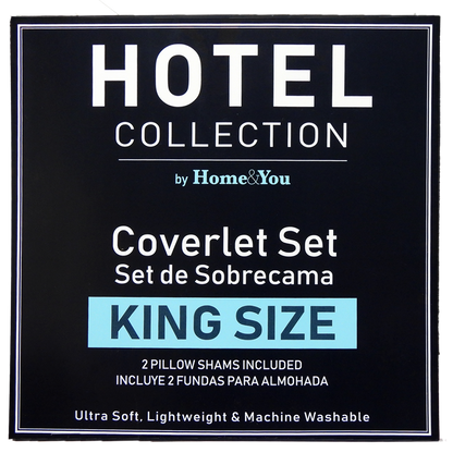 Coverlet Set: Hotel Collection