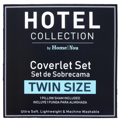 Coverlet Set: Hotel Collection