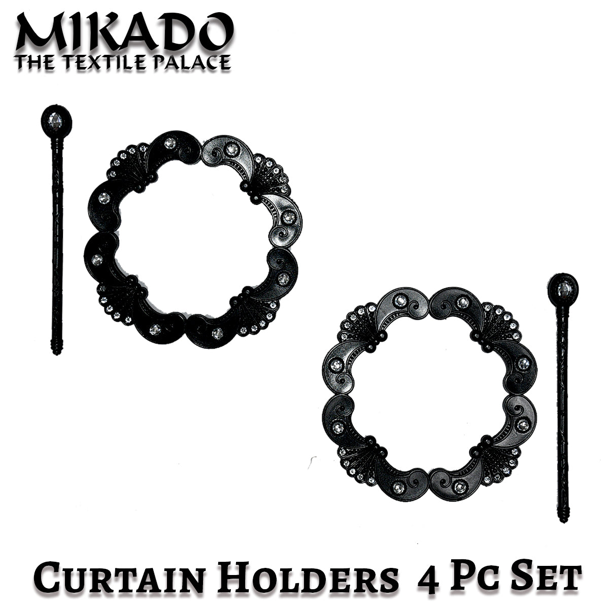 Curtain Holder (4 piece set)