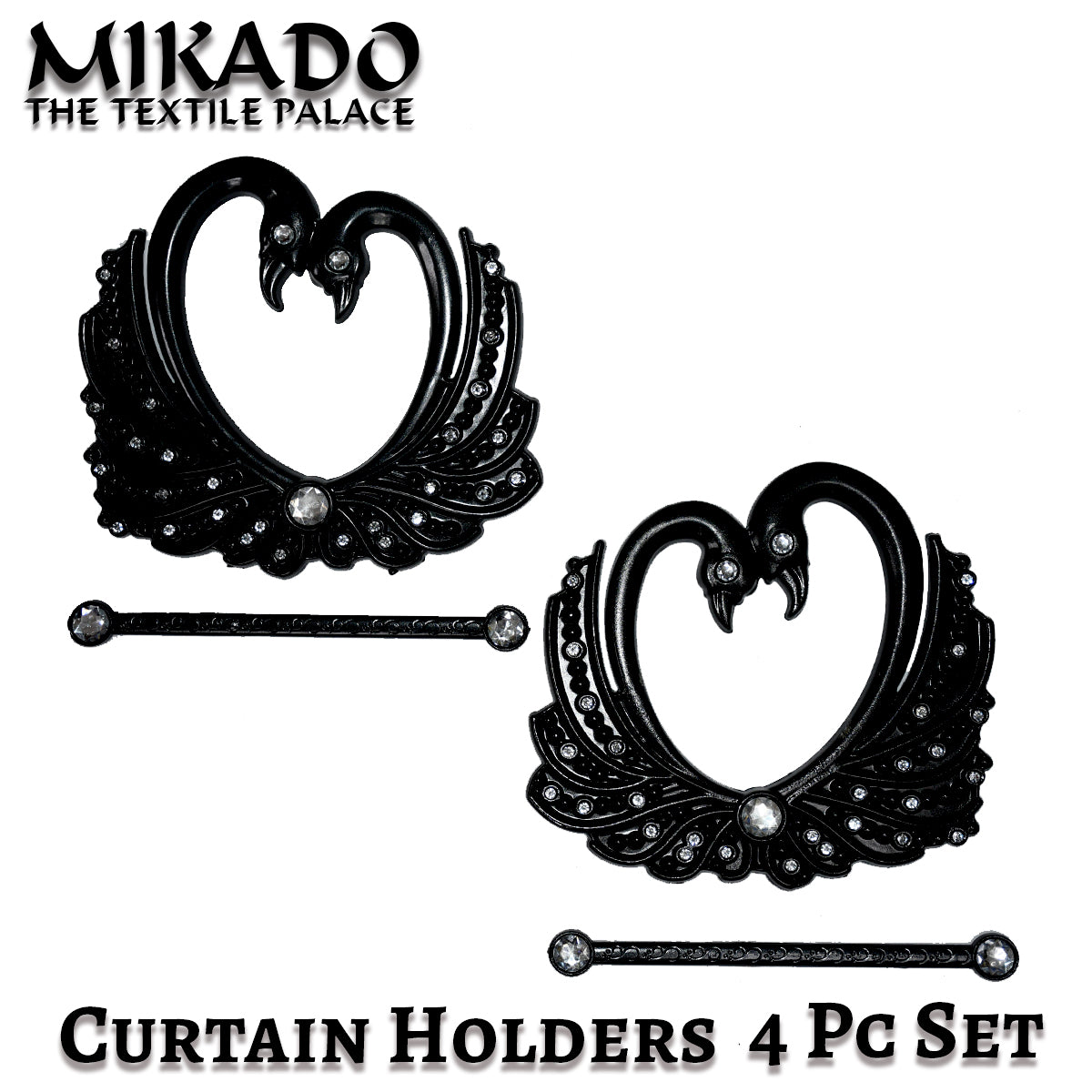 Curtain Holder (4 piece set)