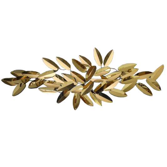 Luxury Metal Wall Decor - High Gloss Gold Leaf