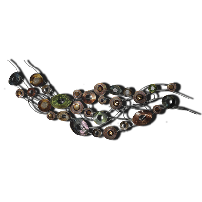 Multi Circle Wallpiece | Metal