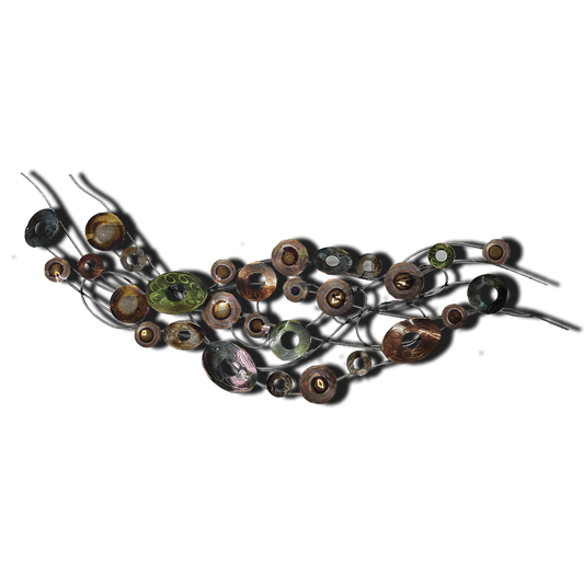 Multi Circle Wallpiece | Metal