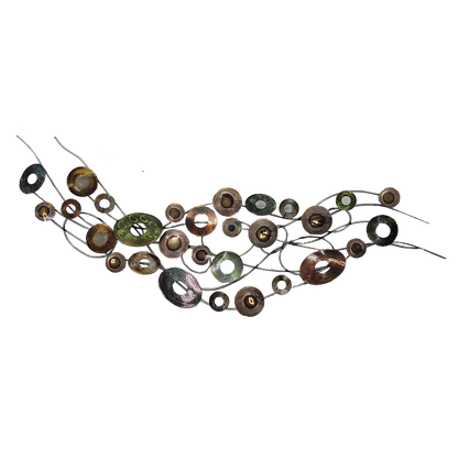 Multi Circle Wallpiece | Metal
