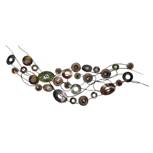 Multi Circle Wallpiece | Metal