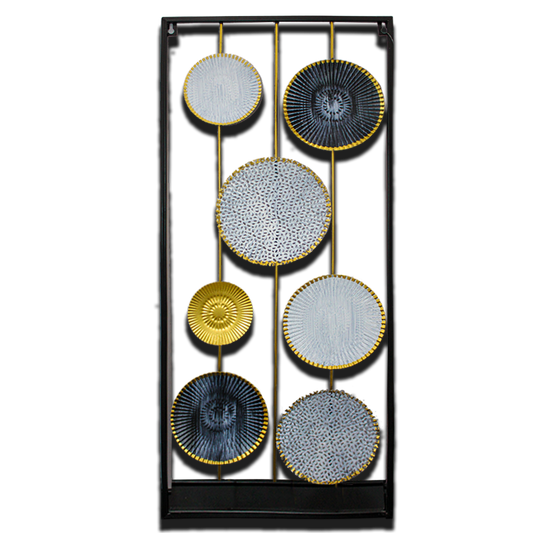 Floating Circles Framed Composition