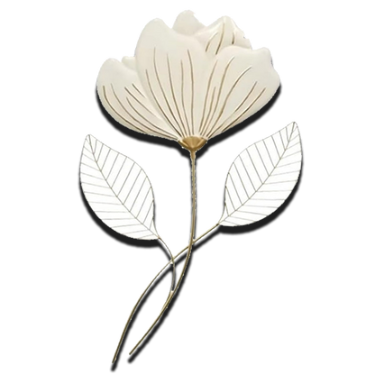 Metal Lotus Flower Wall Decor | Minimalist Design