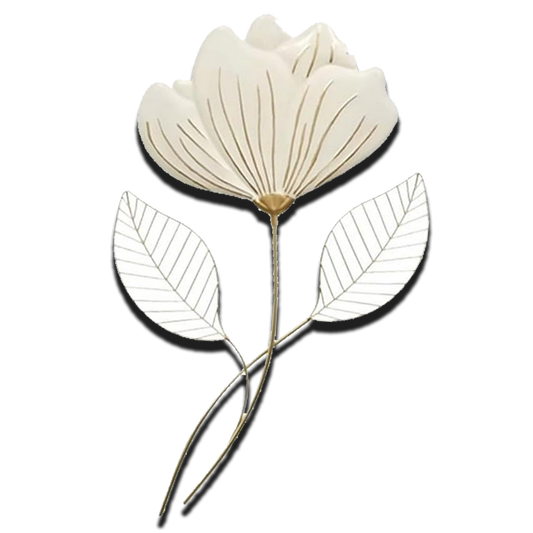 Metal Lotus Flower Wall Decor | Minimalist Design