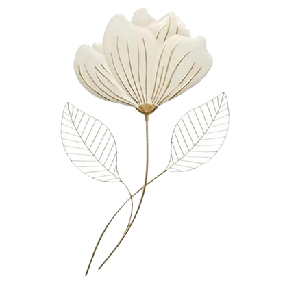 Metal Lotus Flower Wall Decor | Minimalist Design