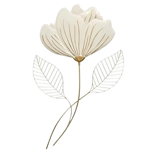 Metal Lotus Flower Wall Decor | Minimalist Design