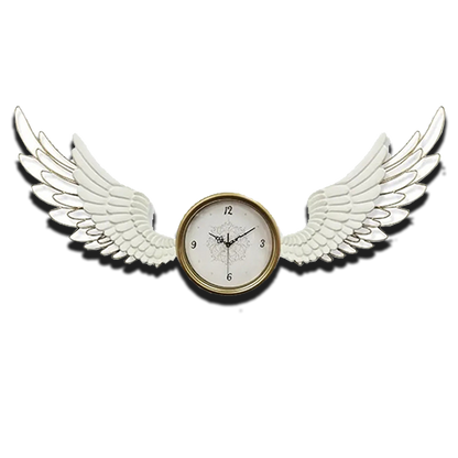 Decorative 3D Metal Wall Mirror - Wings