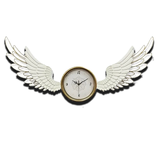 Decorative 3D Metal Wall Mirror - Wings
