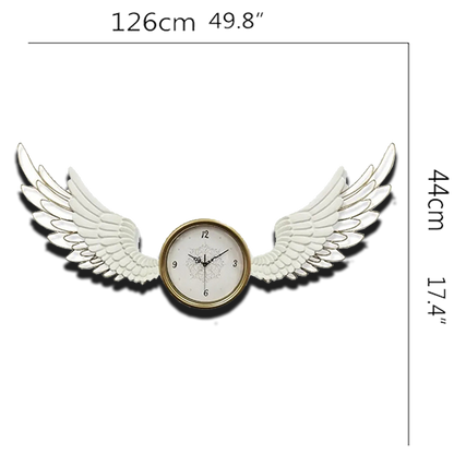 Decorative 3D Metal Wall Mirror - Wings