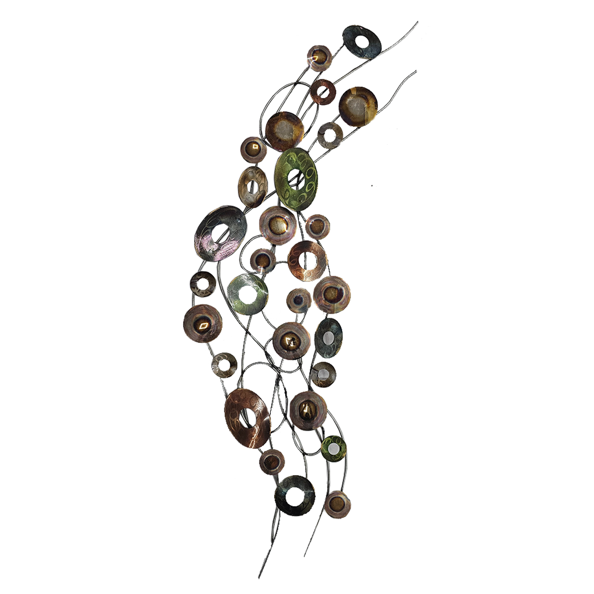 Multi Circle Wallpiece | Metal