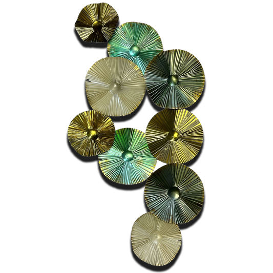 Lotus Leaf - Indoor Metal Wall Sculputre